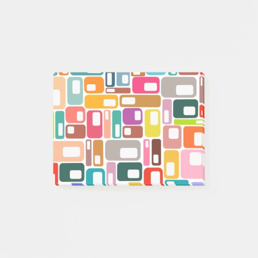 Mid-Century Modern Pattern Post-it® Notes (Voorkant)