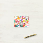Mid-Century Modern Pattern Post-it® Notes (Op bureau)