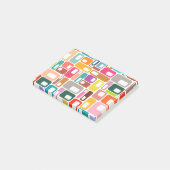 Mid-Century Modern Pattern Post-it® Notes (Schuin)