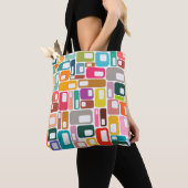 Mid-Century Modern Pattern Tote Bag (Dichtbij)