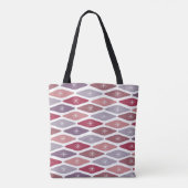 Mid-Century Modern Pattern Tote Bag (Achterkant)