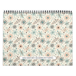 Mid Century Modern Patterns #1 Original Art Retro Kalender