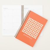 Mid Century Modern Petals voor Oranje gepersonalis Planner (Display)