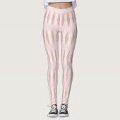 Mid Century Modern Pink Argyle Leggings (Voorkant)