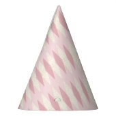 Mid Century Modern Pink Argyle Party Petten Feesthoedjes (Links)