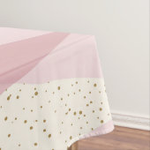 Mid Century Modern Pink Argyle Tablecloth Tafelkleed (Voorbeeld)
