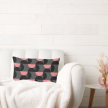 Mid-Century Modern Pink Black en Grey