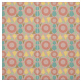 Mid Century Modern Pink Geometric Fabric Stof (Swatch)