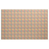 Mid Century Modern Pink Geometric Fabric Stof (Fat Quarter)