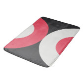 Mid-Century Modern Pink White en Grey Badmat (Gekanteld)