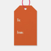 Mid Century Modern Piquet Abstract minimalistisch Cadeaulabel (Achterkant)