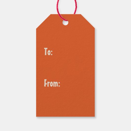 Mid Century Modern Piquet Abstract minimalistisch Cadeaulabel (Achterkant)