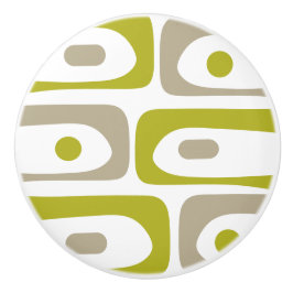 Mid-Century Modern Piquet Minimal Retro Abstract Keramische Knop