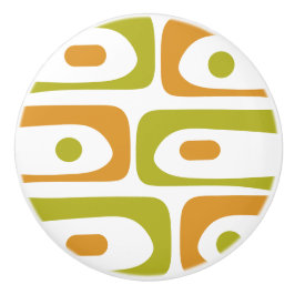 Mid-Century Modern Piquet Minimal Retro Abstract Keramische Knop