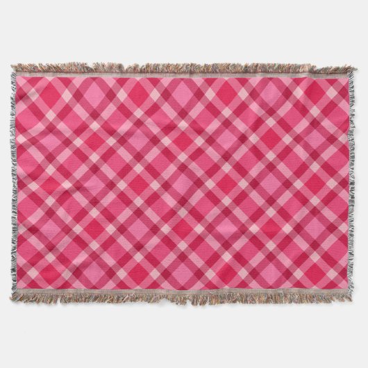 Mid-Century Modern Play - Roze en wijn Deken (Voorkant)