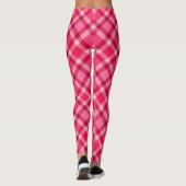 Mid-Century Modern Play - Roze en wijn Leggings (Achterkant)
