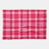 Mid-Century Modern Play - Roze en wijn Theedoek (Horizontaal)