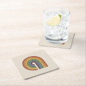 Mid-Century Modern Pride Set van 6 Kartonnen Onderzetters (Insitu)