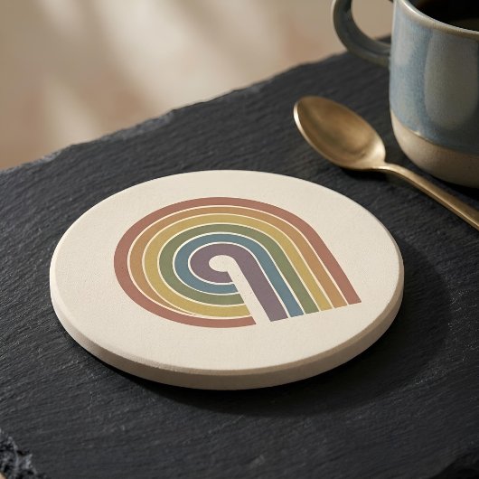 Mid-Century Modern Pride Zandsteen Onderzetter