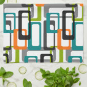 Mid Century Modern Print KITCHEN TOWEL Theedoek (Gevouwen)