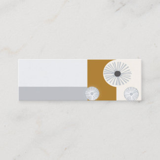 Mid-Century modern professioneel abstract design Mini Visitekaartje