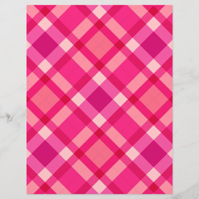 Mid-Century Modern Pset, Fuchsia Pink en Wine (Voorkant)