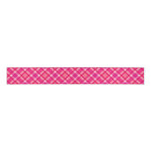 Mid-Century Modern Pset, Fuchsia Pink en Wine Grosgrain Lint (Voorkant)