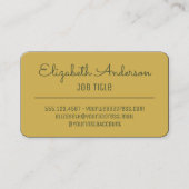 Mid Century Modern Retro esthetiek Visitekaartje (Voorkant)