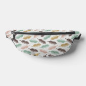 Mid-Century Modern Retro Feathers Fanny Pack Heuptasje (Liggend)