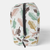 Mid-Century Modern Retro Feathers Toiletry Bag Toilettasje (Rechts)