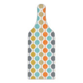 Mid-Century Modern Retro Geometric Circles Pattern Snijplank (Voorkant)