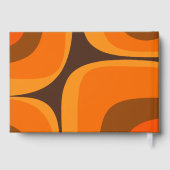 Mid Century Modern Retro Groove Modernist jaren '7 Gastenboek (Achterkant)
