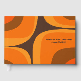 Mid Century Modern Retro Groove Modernist jaren '7 Gastenboek