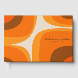 Mid Century Modern Retro Groove Modernist jaren '7 Gastenboek