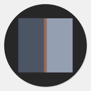 Mid Century Modern retro patroon 001 Ronde Sticker