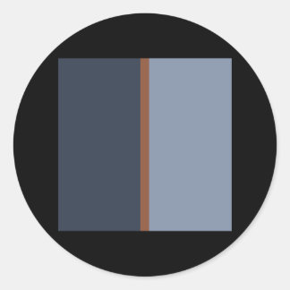 Mid Century Modern retro patroon 001 Ronde Sticker