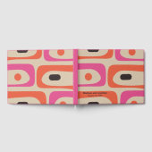 Mid Century Modern Retro Piquet Personalized Gastenboek (Volledig)