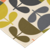 Mid‑century modern- Retro Scandinavian Flowers  Tafelkleed (Gekanteld)