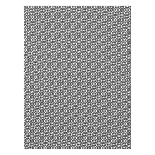 Mid-Century Modern Ribbons, grijs, zwart en wit Tafelkleed (Voorkant)