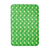 Mid-Century Modern Ribbons, groene tinten Badmat (Voorkant Verticaal)
