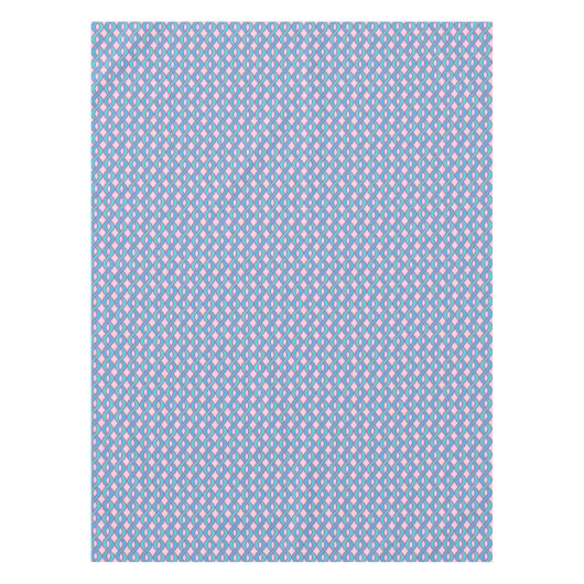 Mid-Century Modern Ribbons, turquoise en roze Tafelkleed (Voorkant)