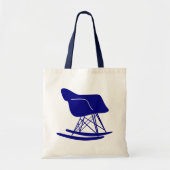 Mid Century Modern Rocker Chair Canvas tas, Marine Tote Bag (Voorkant)