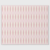 Mid Century Modern Roze Argyle Wrapping Paper Cadeaupapier (Vlak)