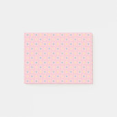 Mid Century Modern Roze Interlocking Cirkel Post-it® Notes (Voorkant)