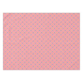 Mid Century Modern Roze Interlocking Cirkel Tafelkleed (Voorkant (Horizontaal))