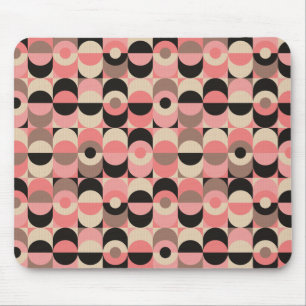 Mid-Century modern roze patroon Muismat