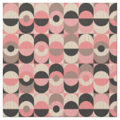 Mid-Century modern roze patroon Stof (Close Up)