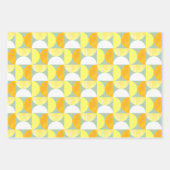 Mid Century Modern Semicircles Kleurrijk Abstract Inpakpapier Vel (Voorkant)