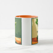 Mid Century Modern Shamrock Martini Sláinte!  Mok (Midden)