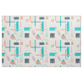 Mid Century Modern Shapes Fabric Pattern Stof (Fat Quarter)